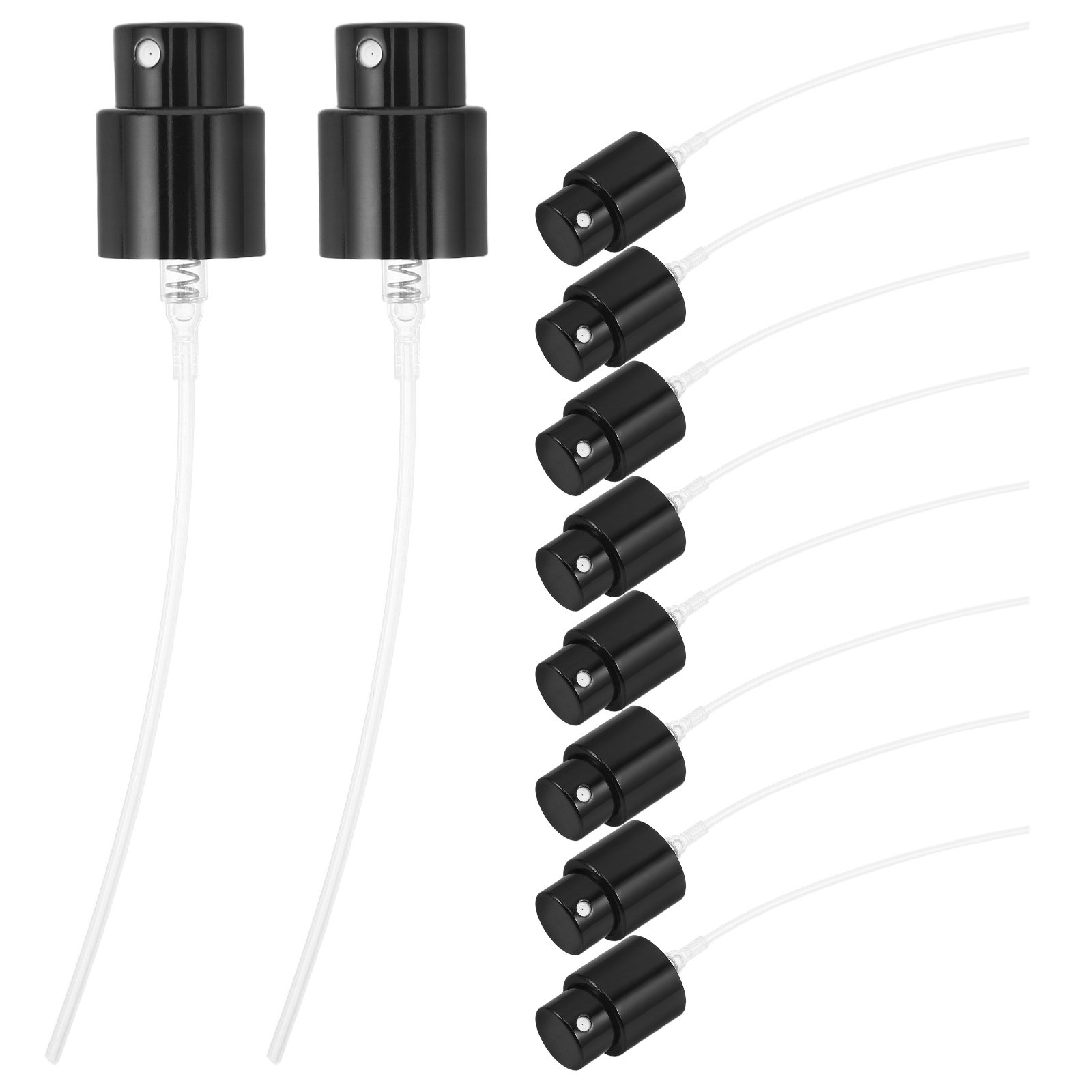 Misting Bottle Fine - 10개입 향수 스프레이 노즐 블랙 15mm